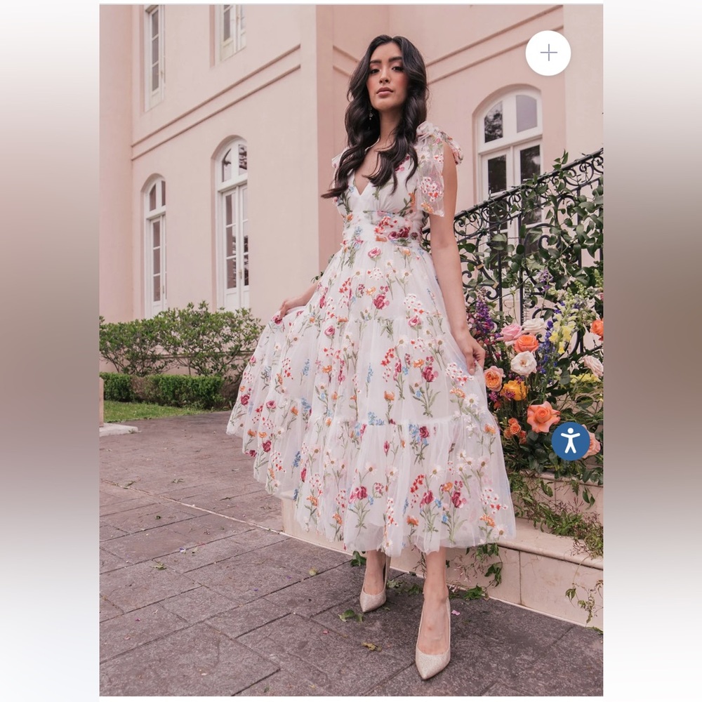 JessaKae Margaret Dress White XL